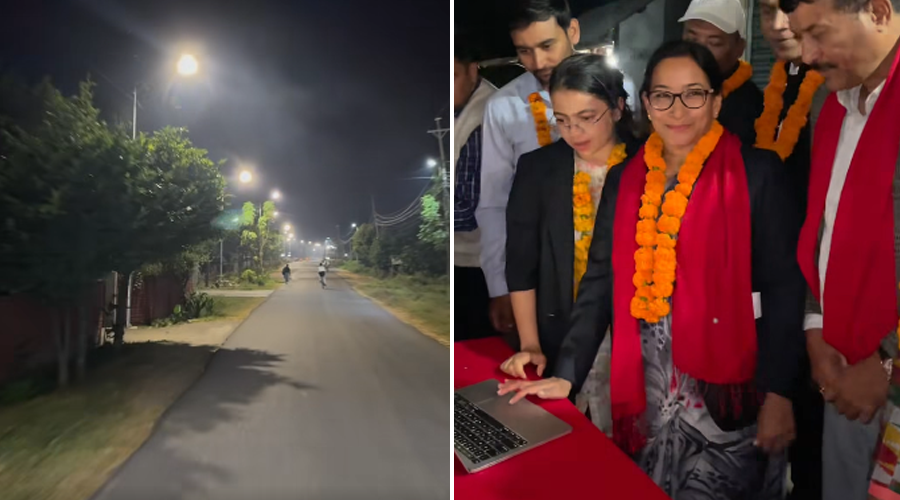 भरतपुरको २१० किलोमिटर सडकमा ‘स्मार्ट बत्ती’