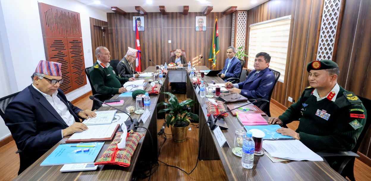 निर्वाचनमा सेना परिचालन गर्न सुरक्षा परिषद्को सिफारिस