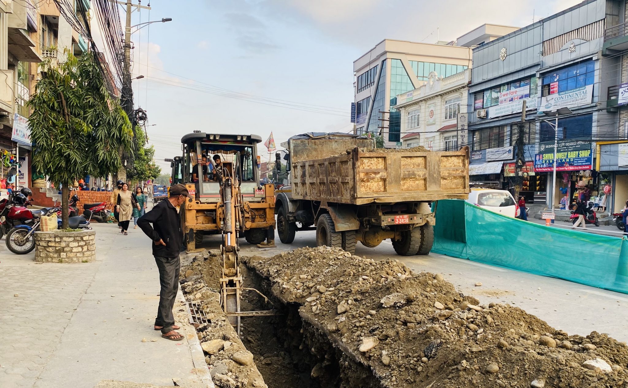 पोखरामा तार भूमिगतको काममा ६० प्रतिशत सकियो