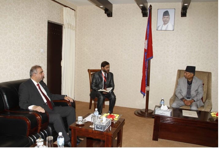 उपराष्ट्रपति यादवसँग युएईका राजदूतको शिष्टाचार भेटवार्ता