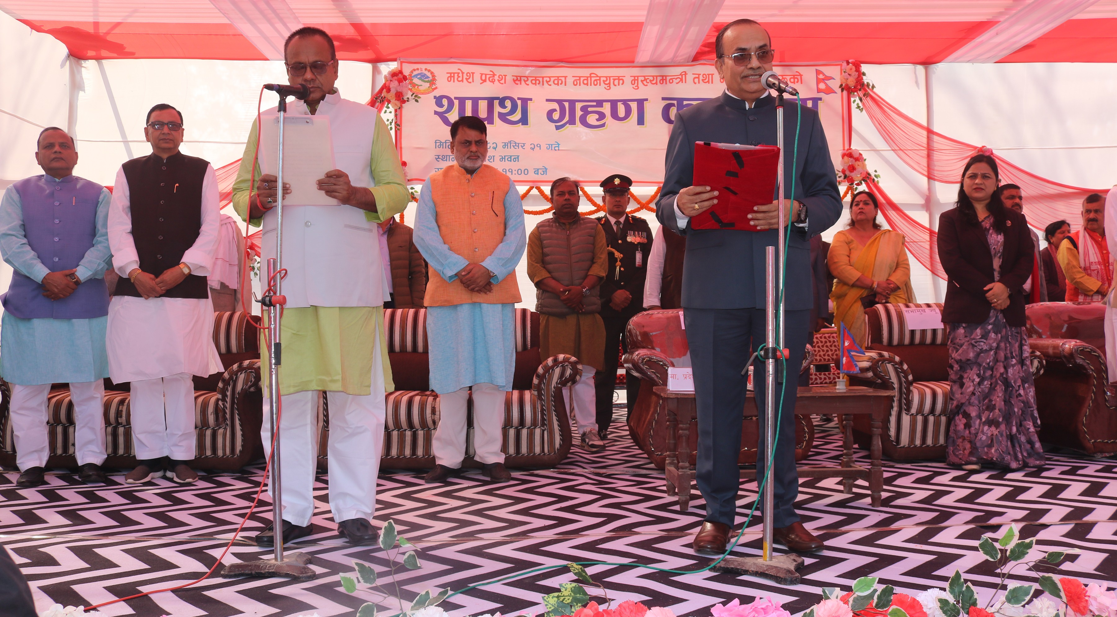 मधेशका मुख्यमन्त्री यादवको शपथ लगतै तीन मन्त्री नियुक्त