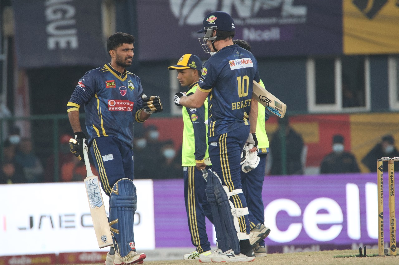 विराटनगरले लुम्बिनीलाई दियो १४५ रनको लक्ष्य