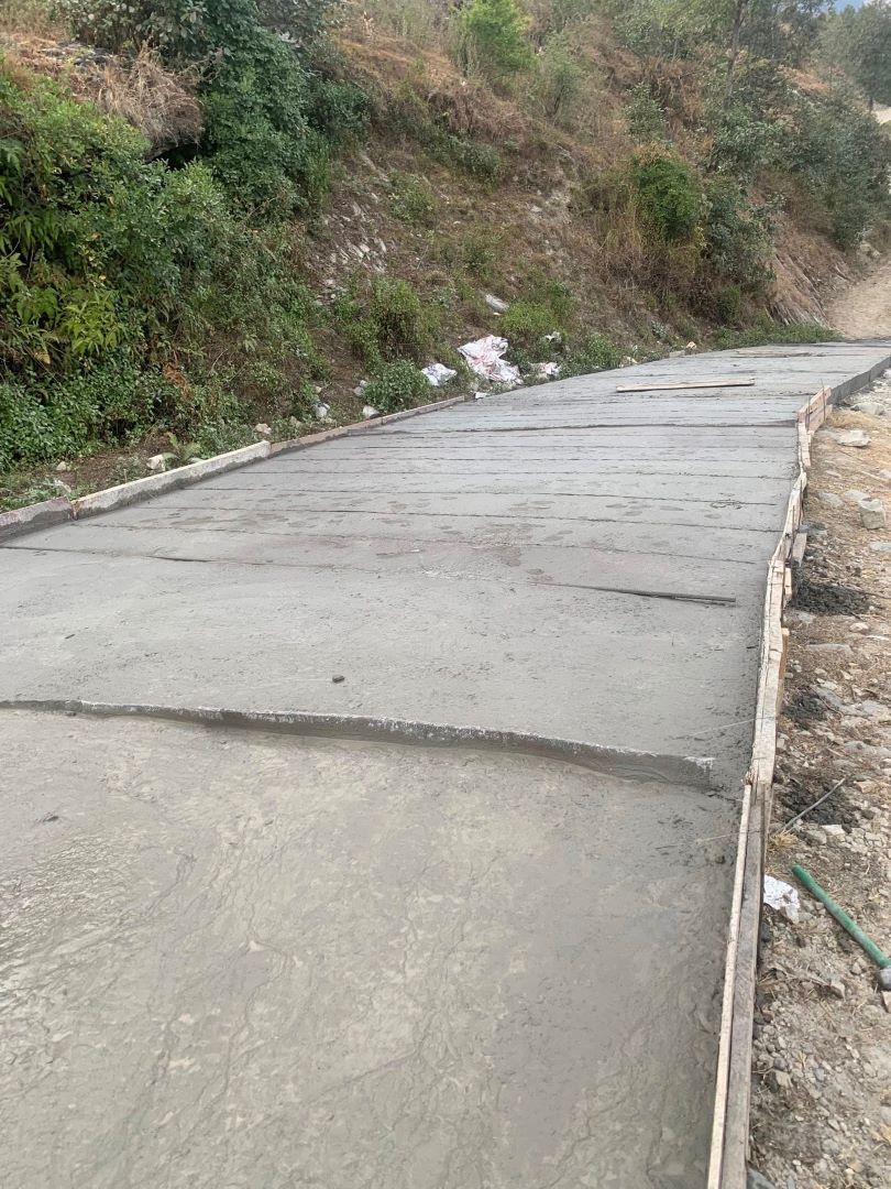 पोखरेबगर–घोडेपानी सडक स्तरोन्नति सुरु