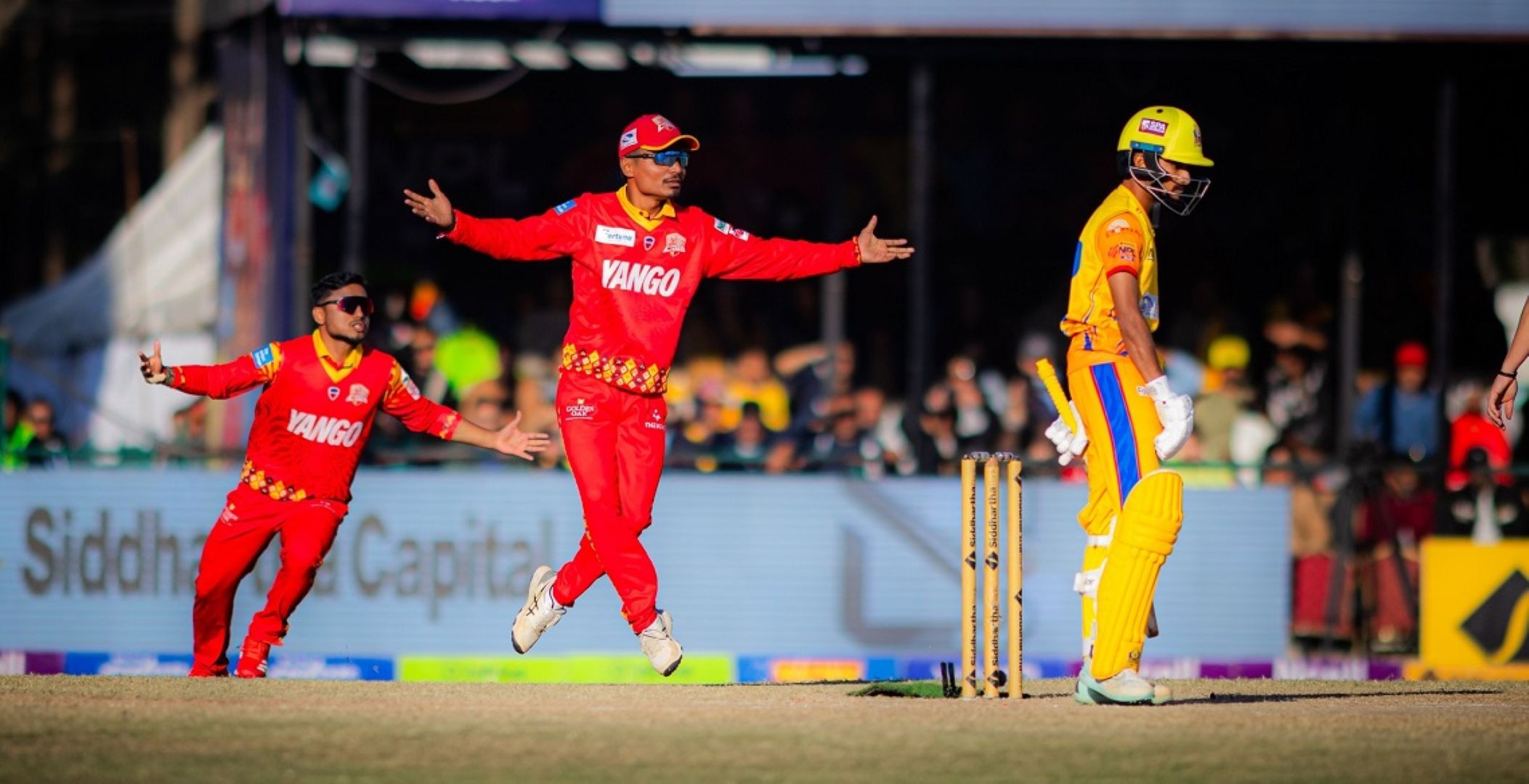 रोहित पौडेलले लिए ह्याट्रिक विकेट