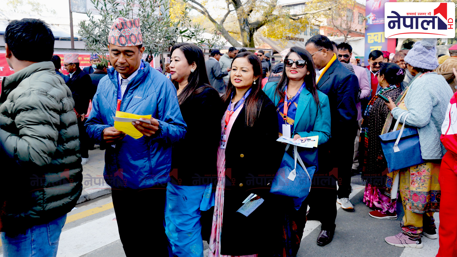 भृकुटीमण्डपमा एमाले प्रतिनिधिको चहलपहल, सुरक्षा कडाइ (तस्वीरहरु)