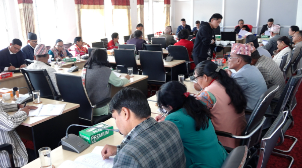 सार्वजनिक नीति तथा प्रत्यायोजित विधायन समितिको बैठक बस्दै