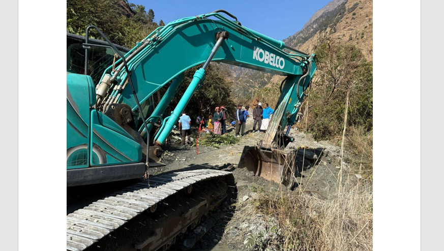 मुदीखोला जलविद्युत् आयोजनाको पहुँचमार्ग निर्माण सुरु