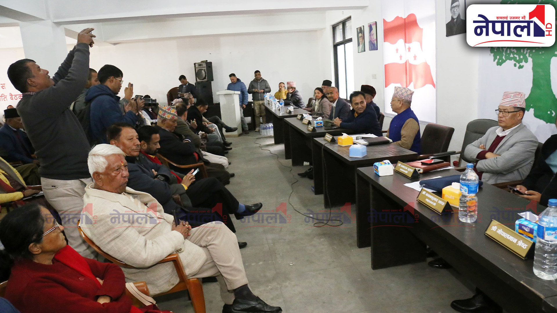 सानेपामा नेपाली कांग्रेसको केन्द्रीय कार्यसमितिको बैठक सुरु (तस्बिरहरु)