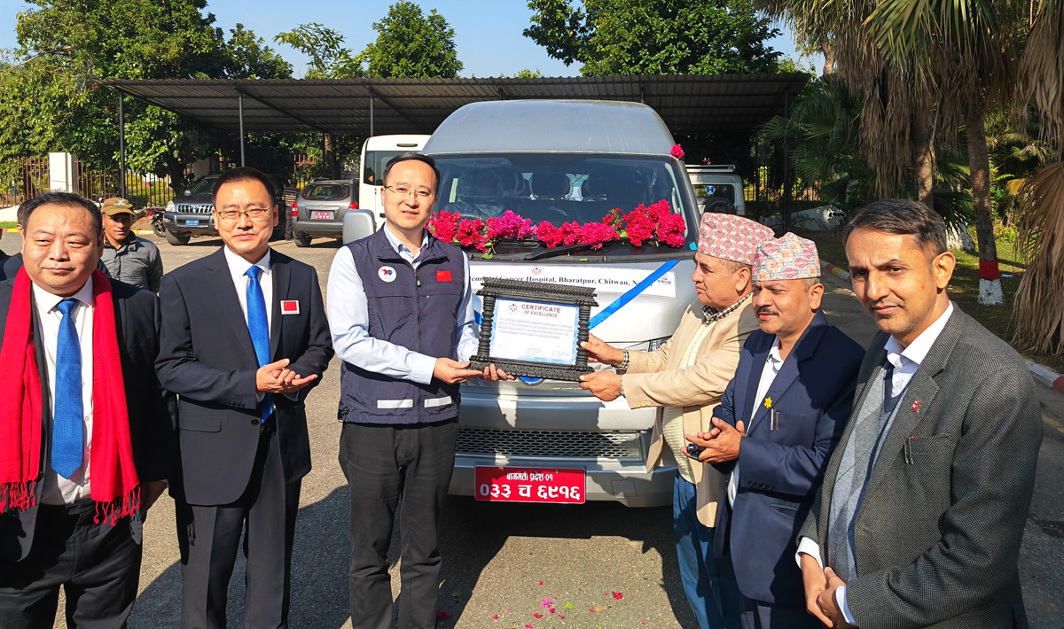 बिपी कोइराला मेमोरियल क्यान्सर अस्पताललाई चिनियाँ सहयोग