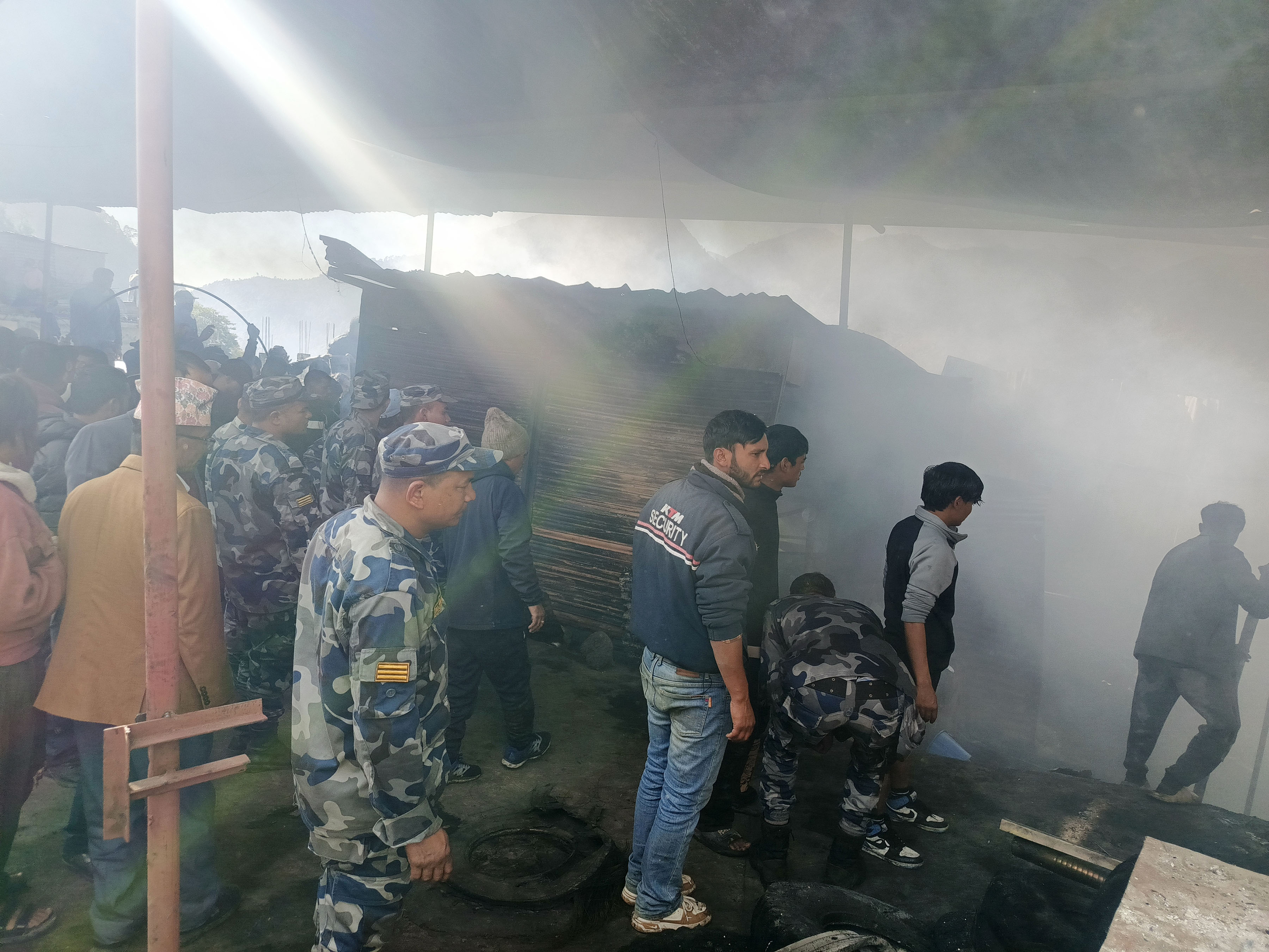 मार्तडीमा आगलागी, करोडौंको क्षति