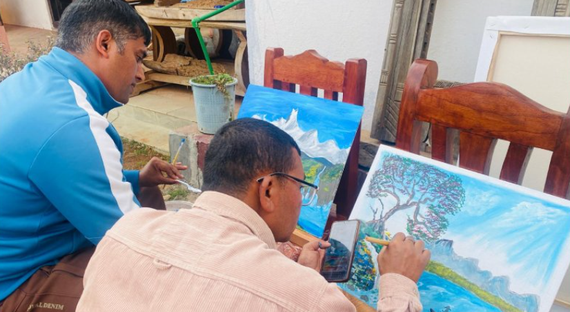 कलामय बन्यो कुश्माको शताब्दी घर