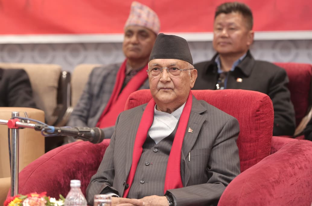 ओलीले भने–एमालेमा गुट सकियो