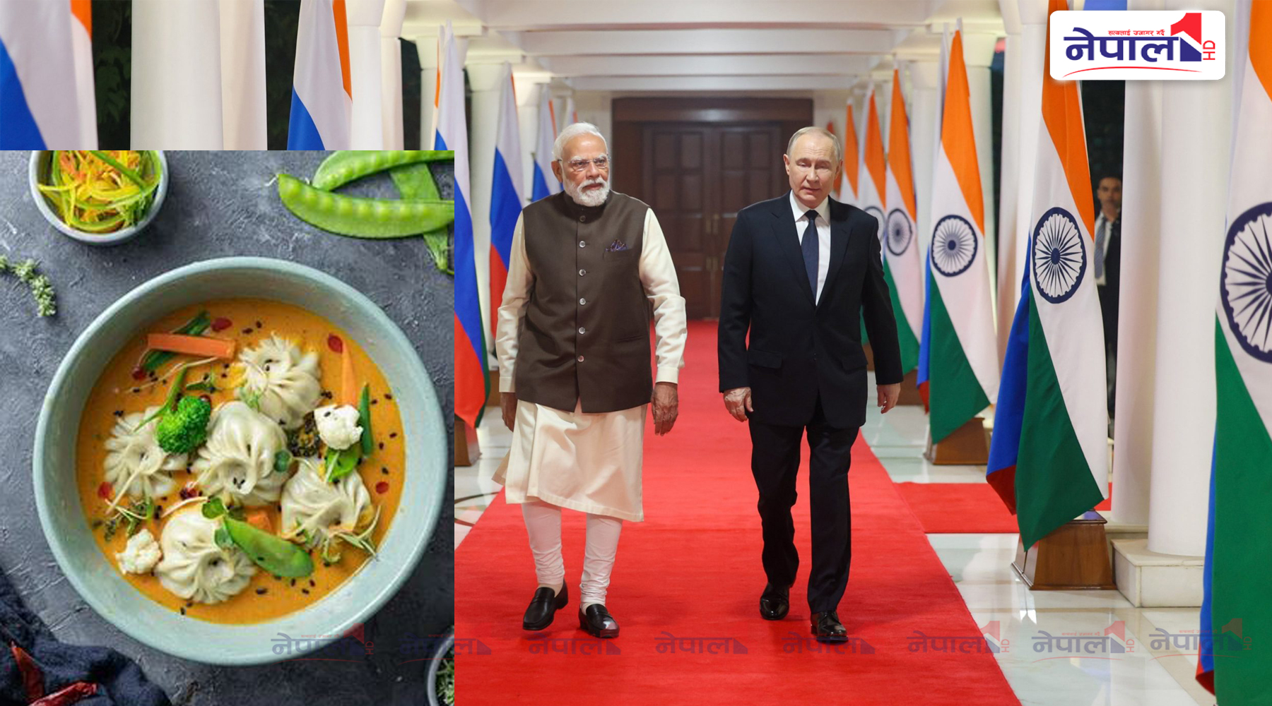 भारतमा पुटिनको सम्मानमा झोल मोमोदेखि जाफरानी पनिर रोलसम्म