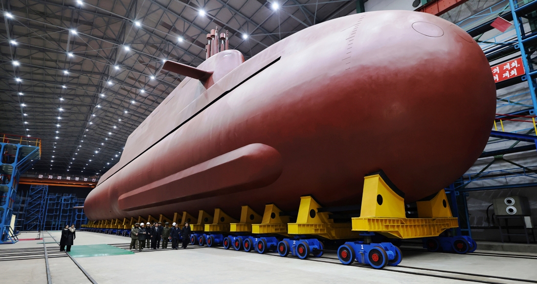 उत्तर कोरियाको आणविक पनडुब्बीमा प्रगति