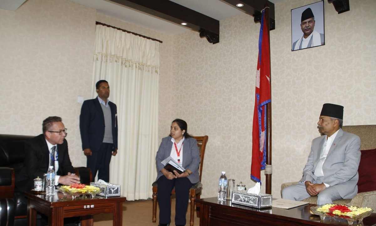 उपराष्ट्रपति यादवसँग फिनल्यान्डका राजदूतको भेट