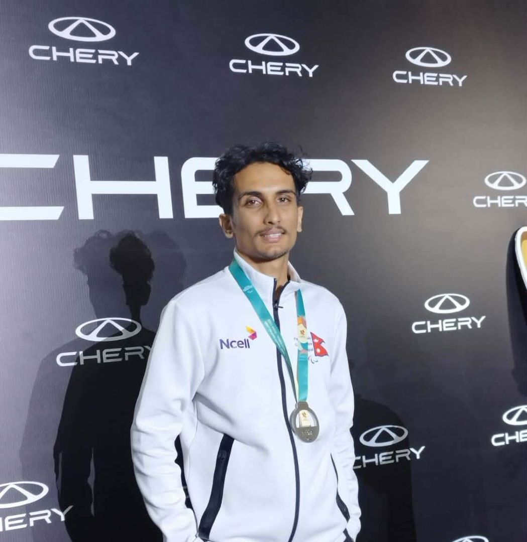 पाललाई टेबलटेनिसमा रजत पदक