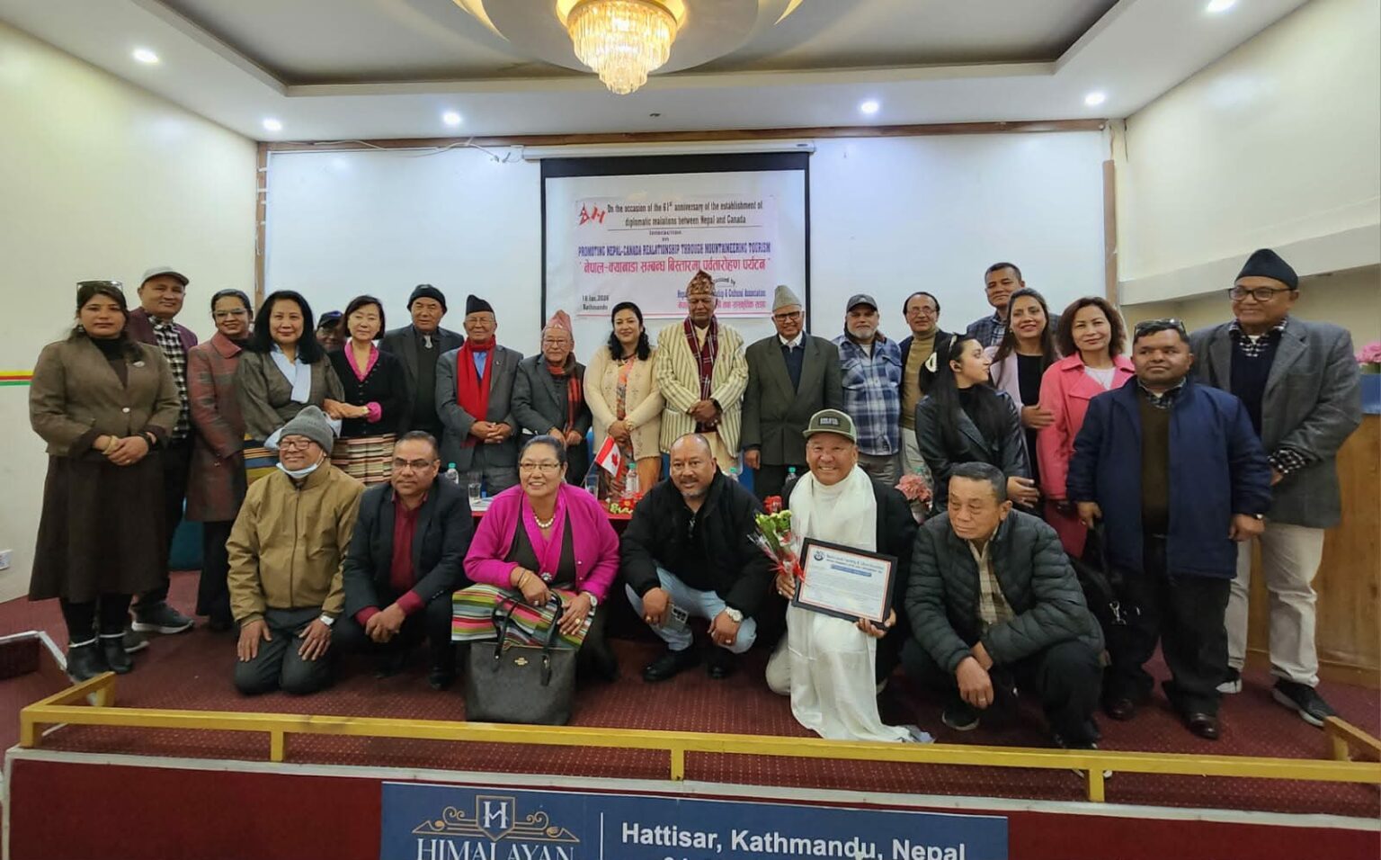 ‘पर्वतारोहण र पर्यटनले नेपाल–क्यानडा सम्बन्धलाई थप सुदृढ बनाएको छ’