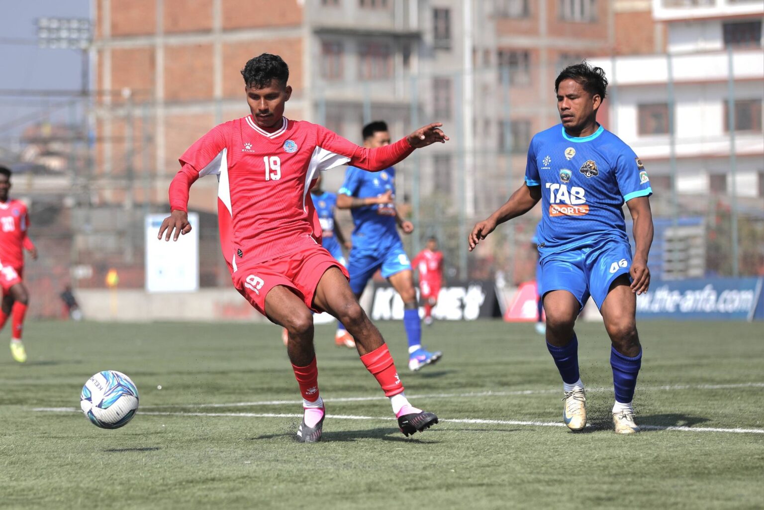 एन्फा राष्ट्रिय लिग फुटबल : चित्लाङ एफसी र नेपाल पुलिस क्लब बराबरी खेले