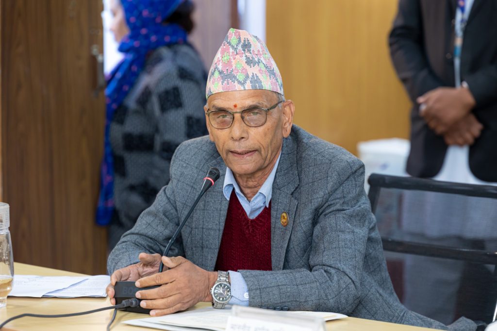 नेपाली कांग्रेसका नेता थानीद्वारा उम्मेदवार नबन्ने घोषणा