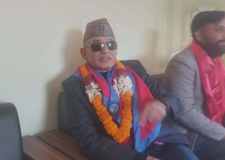 रास्वपाका राजुनाथ पाण्डेको काठमाडौं– ३ मा उम्मेदवारी दर्ता