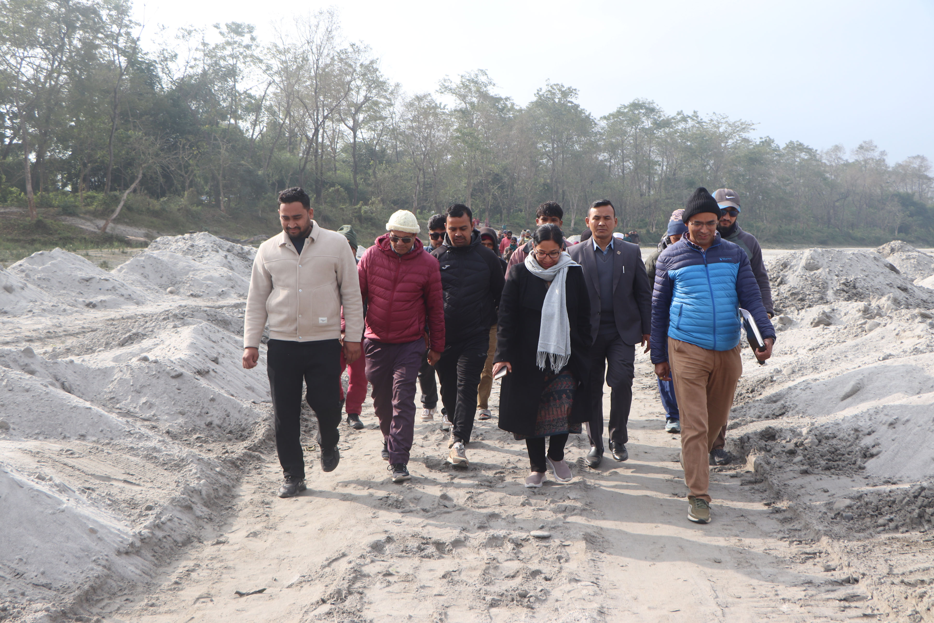 नारायणीबाट बस्ती जोगाउन नगरप्रमुख दाहालको अग्रसरता