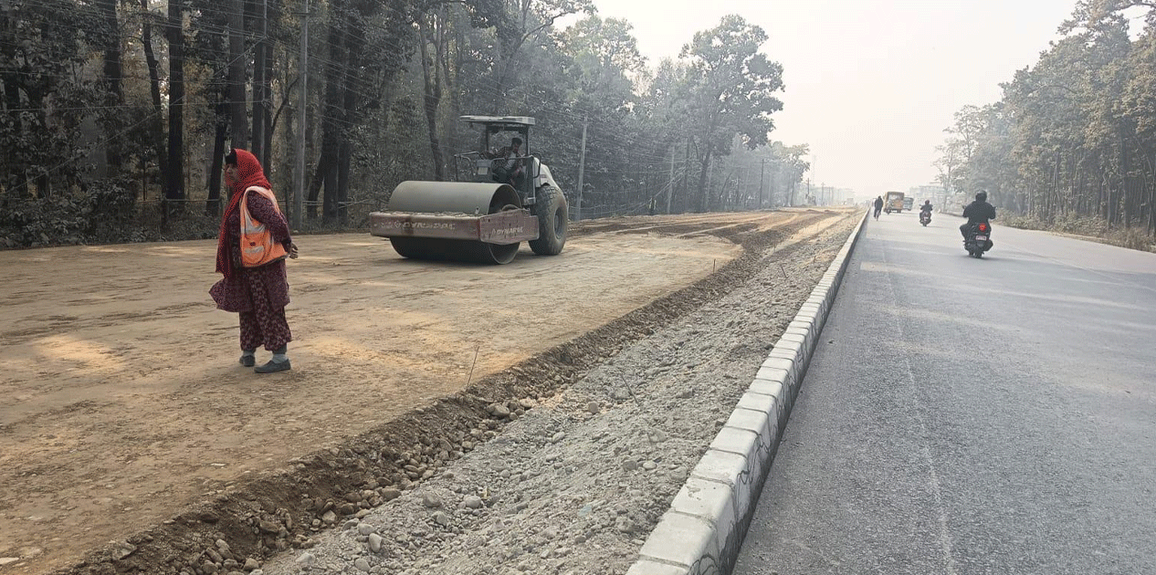 ‘एसियन हाइवे’ निर्माण  सुरु भएको दुई वर्षमा ३५ प्रतिशत