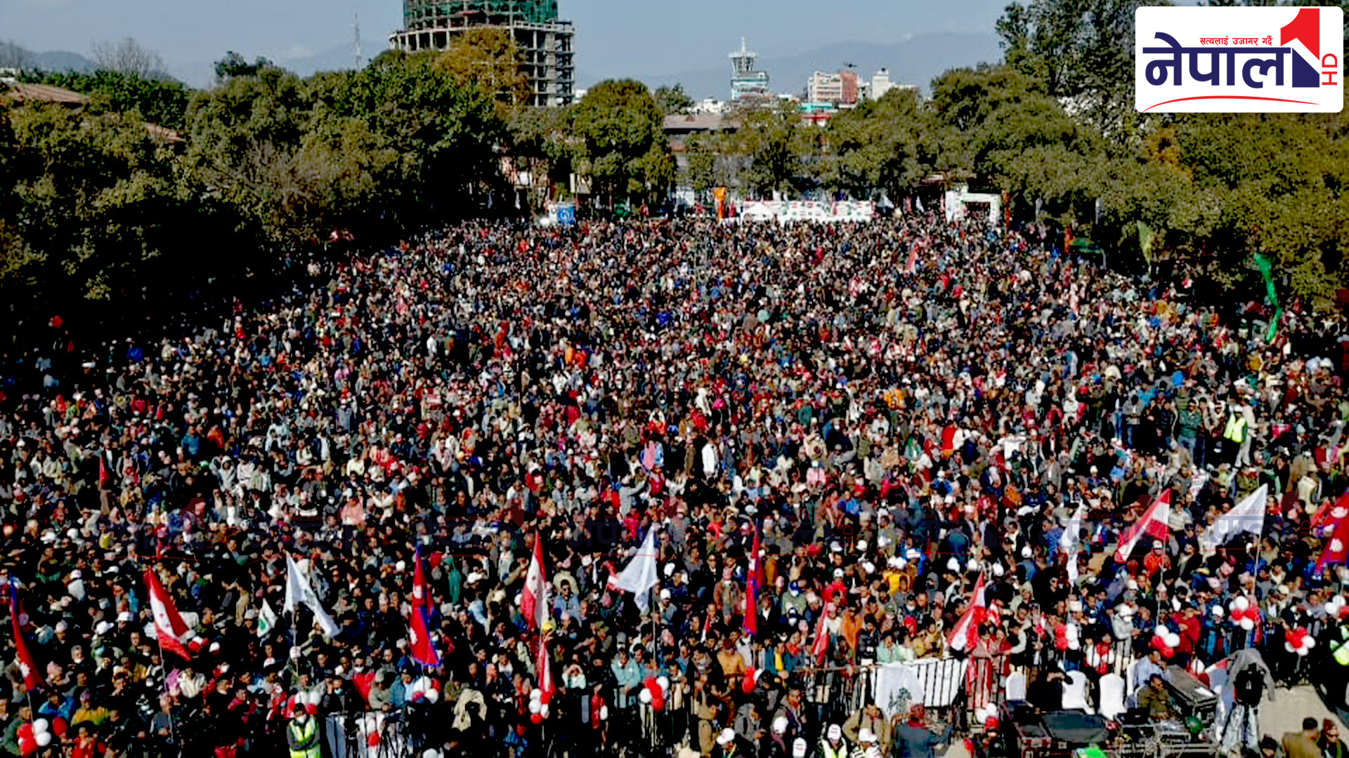 भृकुटीमण्डप कांग्रेसमय, विशेष महाधिवेशनले ट्राफिक जाम (तस्वीरहरु)