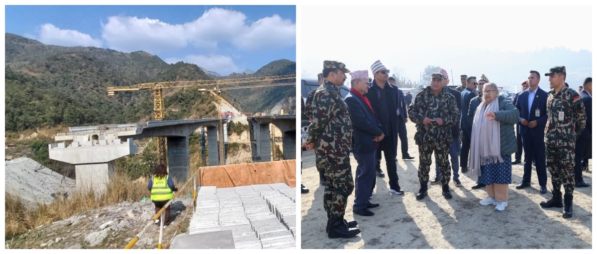 जो कोहीलाई उत्साहित बनाउने फास्ट ट्र्याक निर्माण तीव्र ,४५ प्रतिशत भौतिक प्रगति