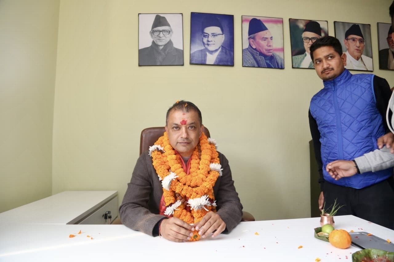 कांग्रेस सभापतिको कुर्सीमा गगन, कार्यकर्तामा उत्साह