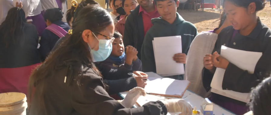 काभ्रेपलाञ्चोकको घर्तिछापमा आयोजित निःशुल्क स्वास्थ्य शिविरबाट ६७६ नागरिक लाभान्वित