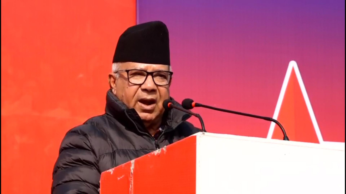 फागुन २१ को चुनावमा आम्रो अग्नी परीक्षा हुनेछ : माधव नेपाल