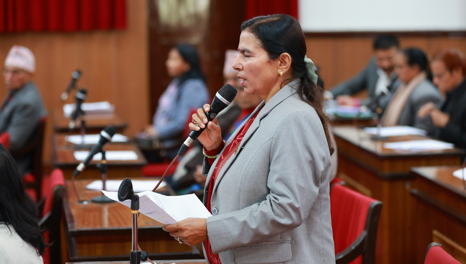 चुनावी अभियानमा नेपाली झण्डाको प्रयोग गर्न रोक लगाइयोस् : गंगाकुमारी बेलवासे