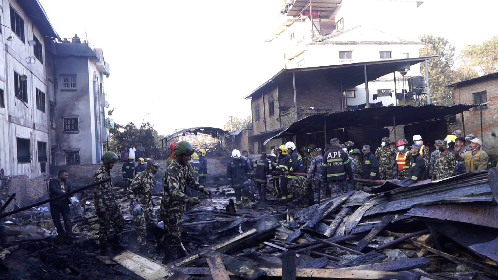 गैरीगाउँको आगलागी नियन्त्रणमा, क्षतिको विवरण सङ्कलन हुँदै