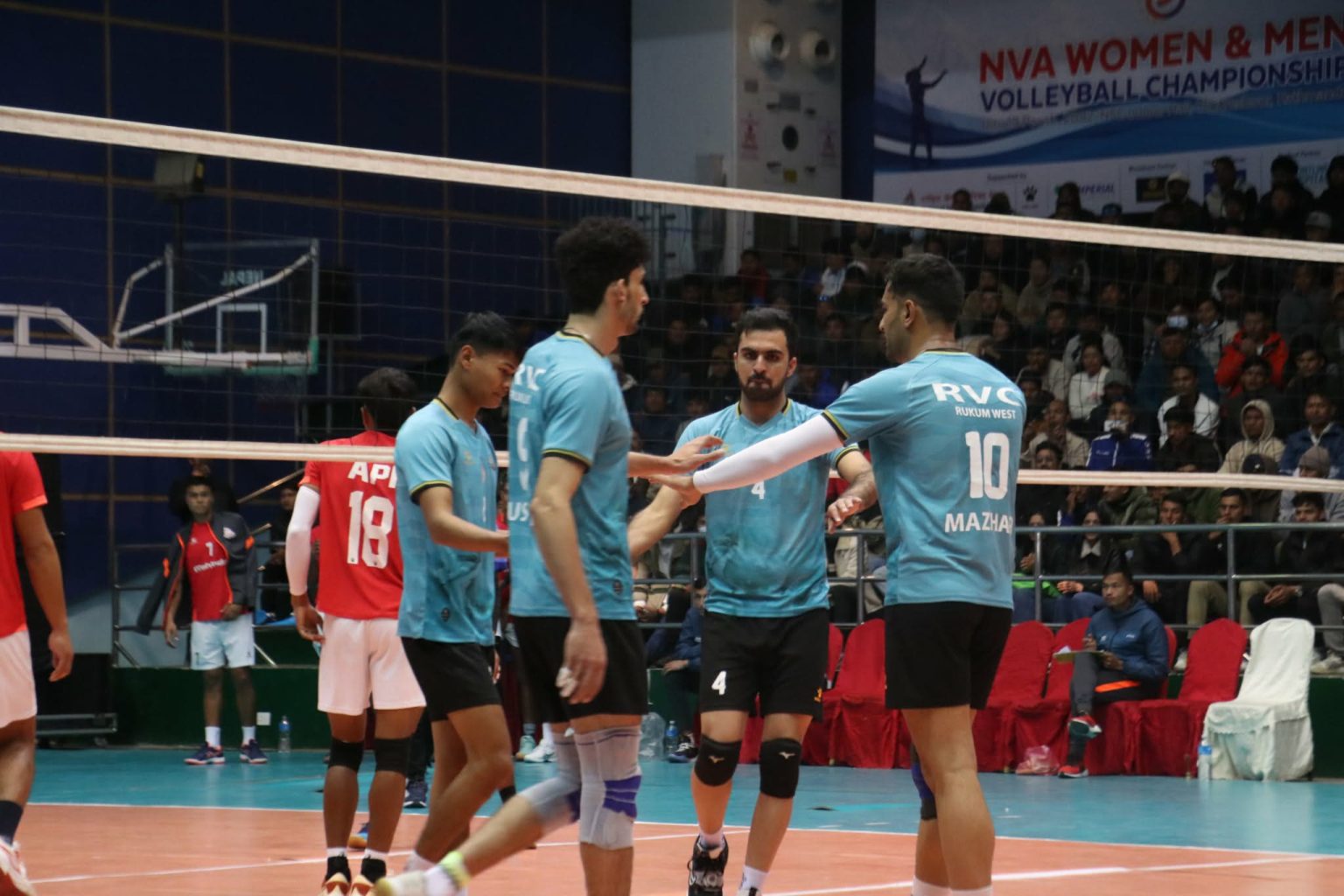 रुकुम पश्चिम ट्रेनिङ सेन्टर नवौं एनभिए भलिबल च्याम्पियनसिपको सेमिफाइनलमा