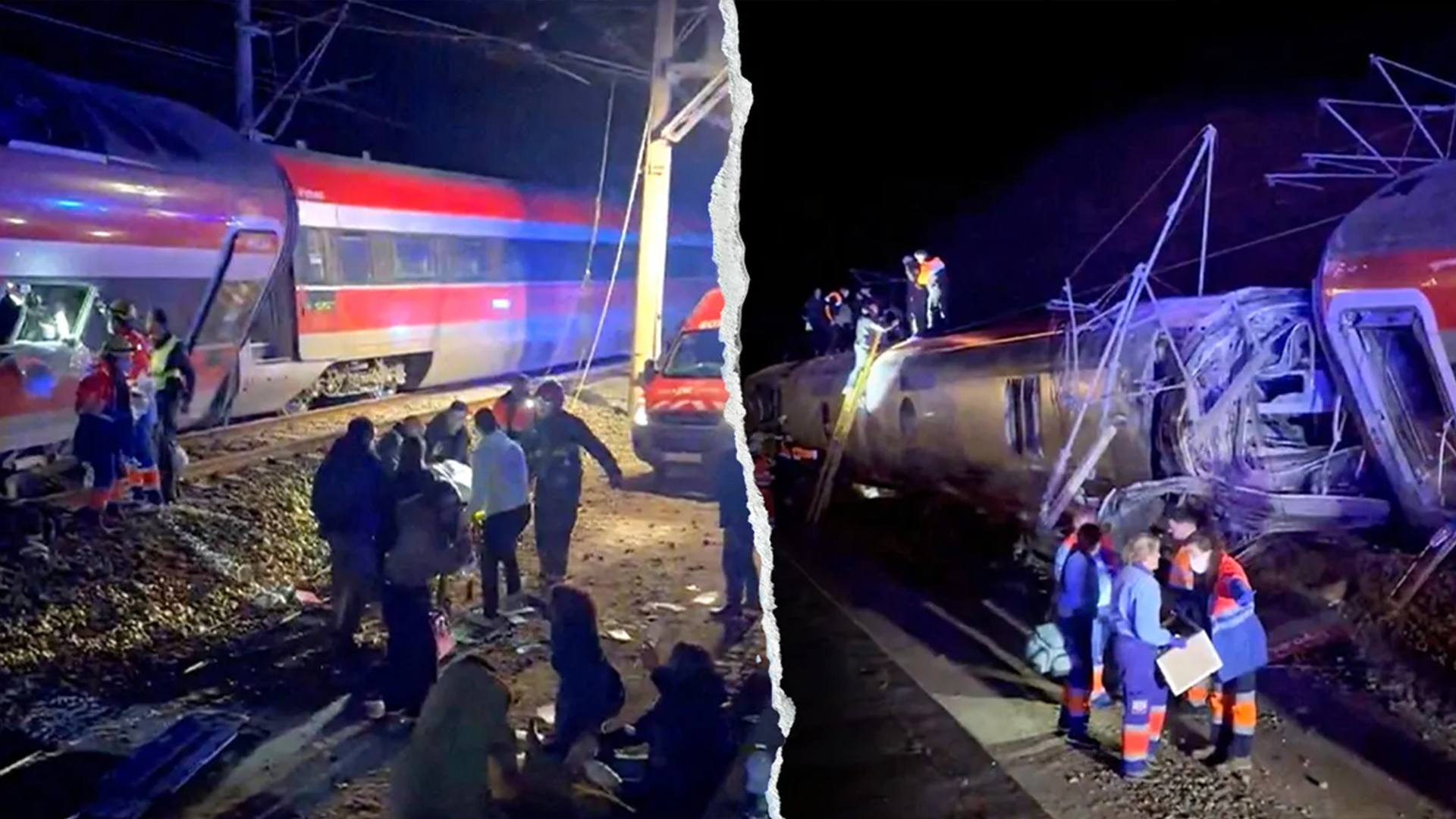 स्पेनमा ‘हाइस्पीड’ ट्रेन दुर्घटना, २१ जनाको मृत्यु