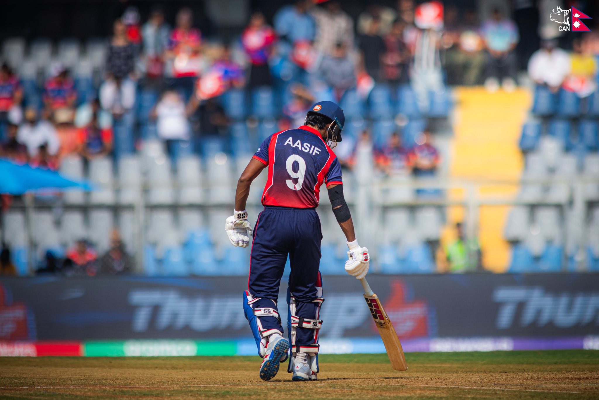 ३ बलमा नेपालले गुमायो २ विकेट , आसिफ २० रन बनाएर आउट