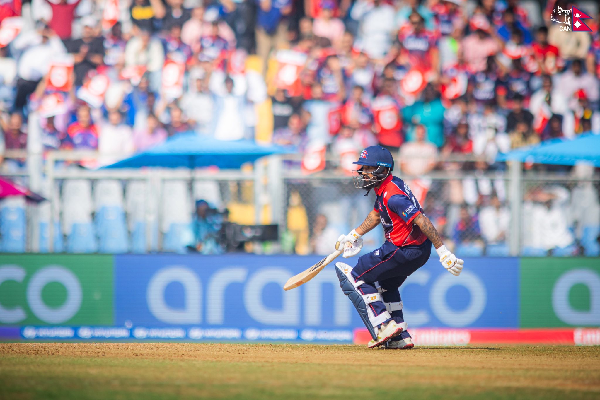 नेपालले गुमायो चौथो विकेट, रन बनाएर आउट