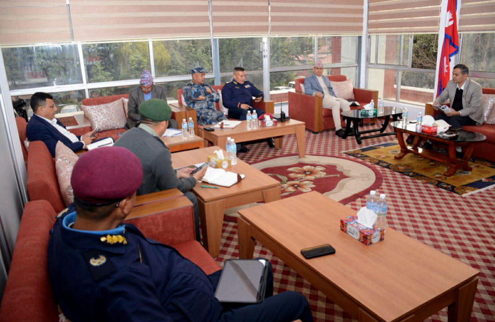 गृह मन्त्रालयमा दैनिक निर्वाचनसम्बन्धी सुरक्षा समीक्षा