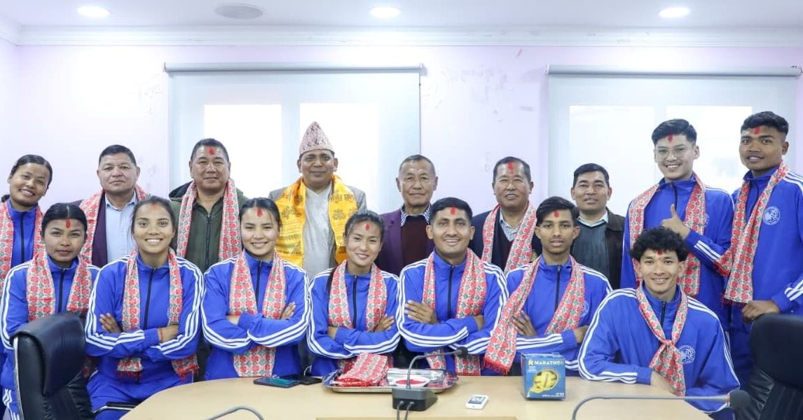 सेपाकताक्रो च्याम्पियनसिपमा सहभागी हुने नेपाली टोलीको बिदाइ