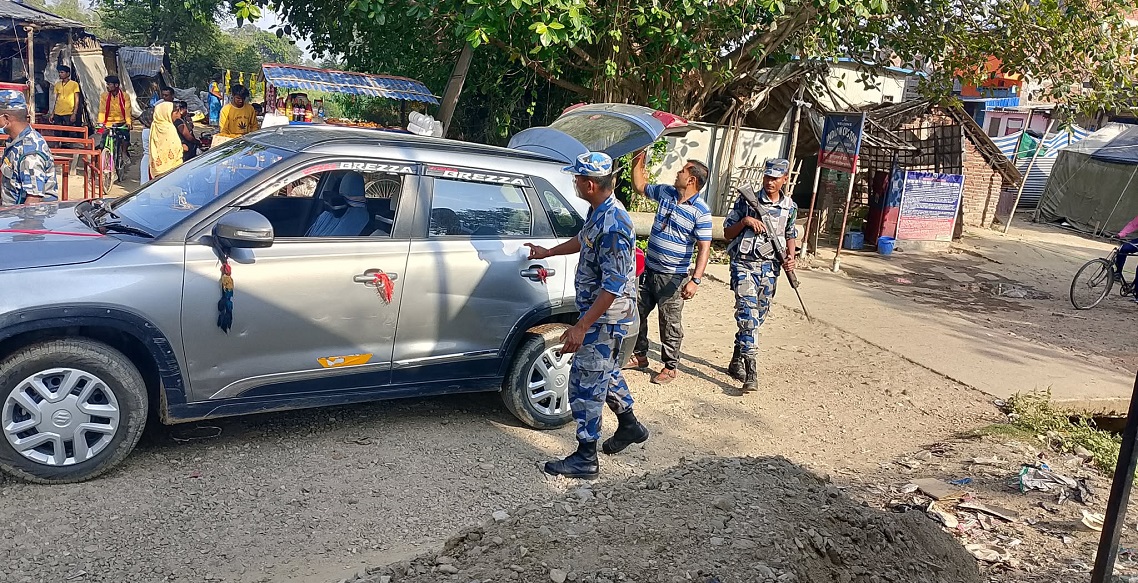 ‘निर्वाचन लक्षित सुरक्षा व्यवस्थासहित रौतहटको सीमा नाकामा कडाइ’