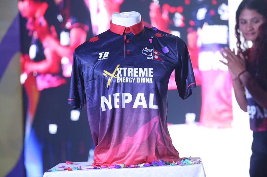 नेपाली राष्ट्रिय महिला क्रिकेट टोलीको नयाँ जर्सी सार्वजनिक