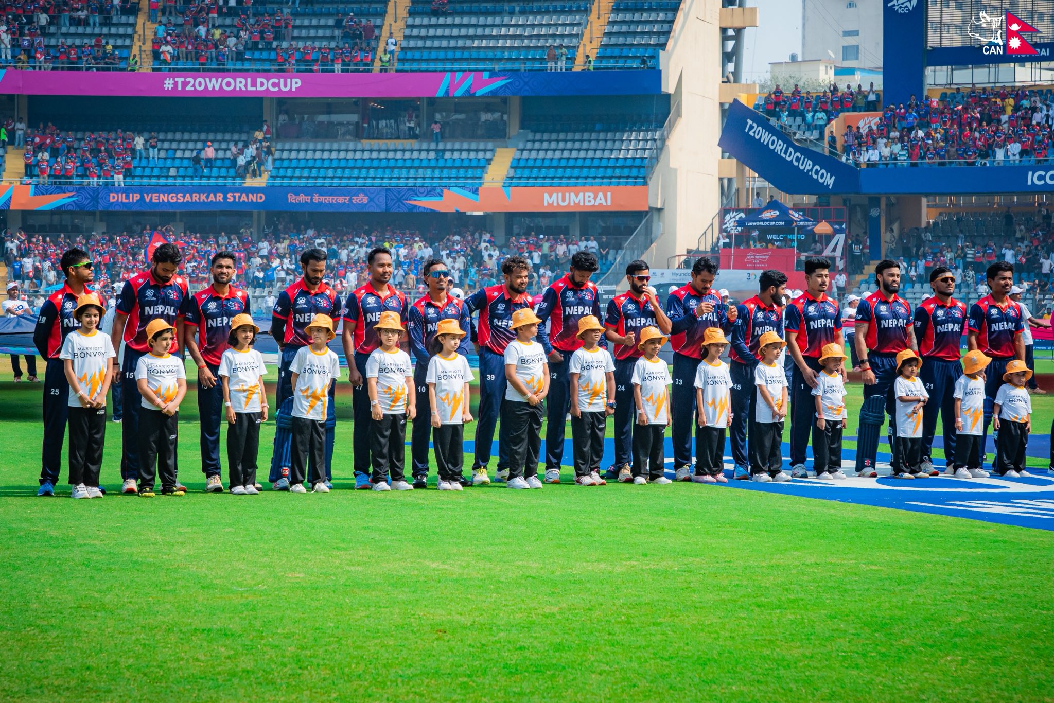 टी-२० विश्वकप: पावरप्लेमा नेपालले ३ विकेट गुमाएर २२ रन जोड्यो