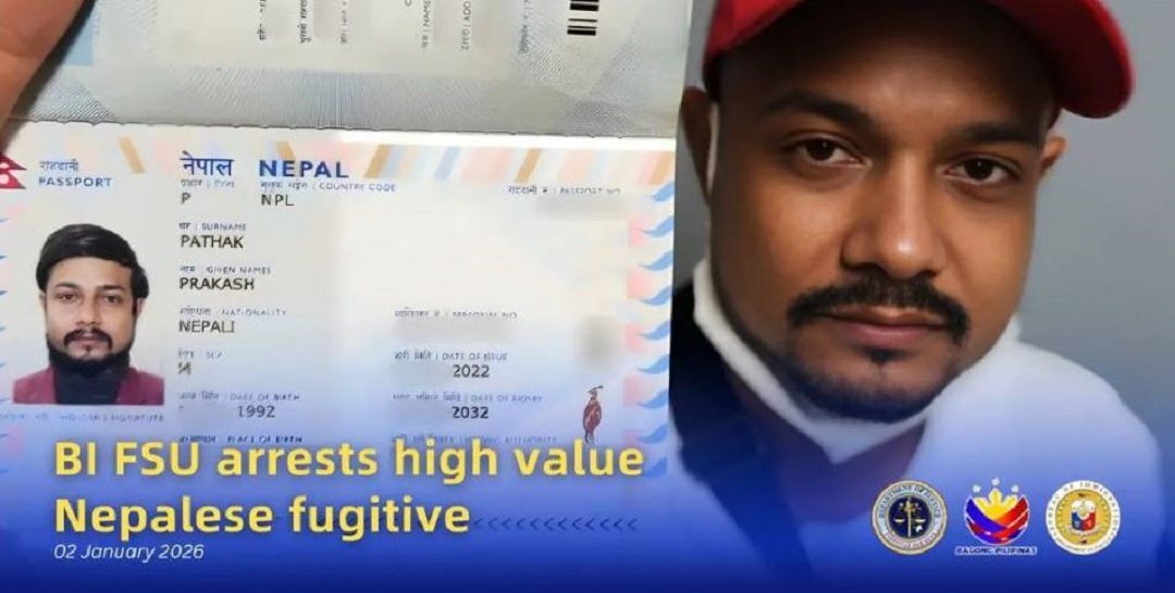 फिलिपिन्सबाट अख्तियार प्रमुखसमेतलाई ज्यान मार्ने धम्की दिने पाठकलाई ल्याइयो नेपाल