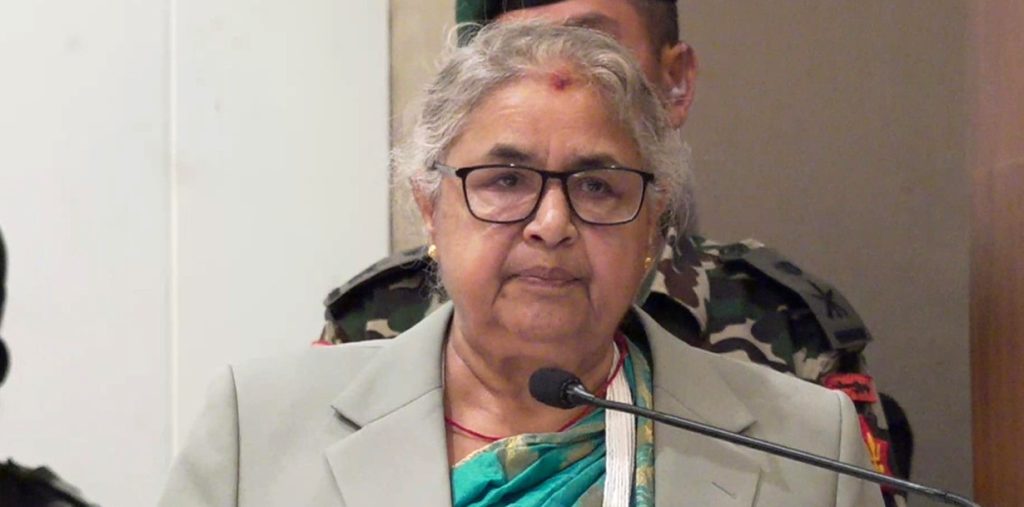 मन्त्रीहरू चुनावमा गएपछि प्रधानमन्त्री कार्कीले भनिन् ‘दोष मलाई दिनुहोस्’ (भिडियो)