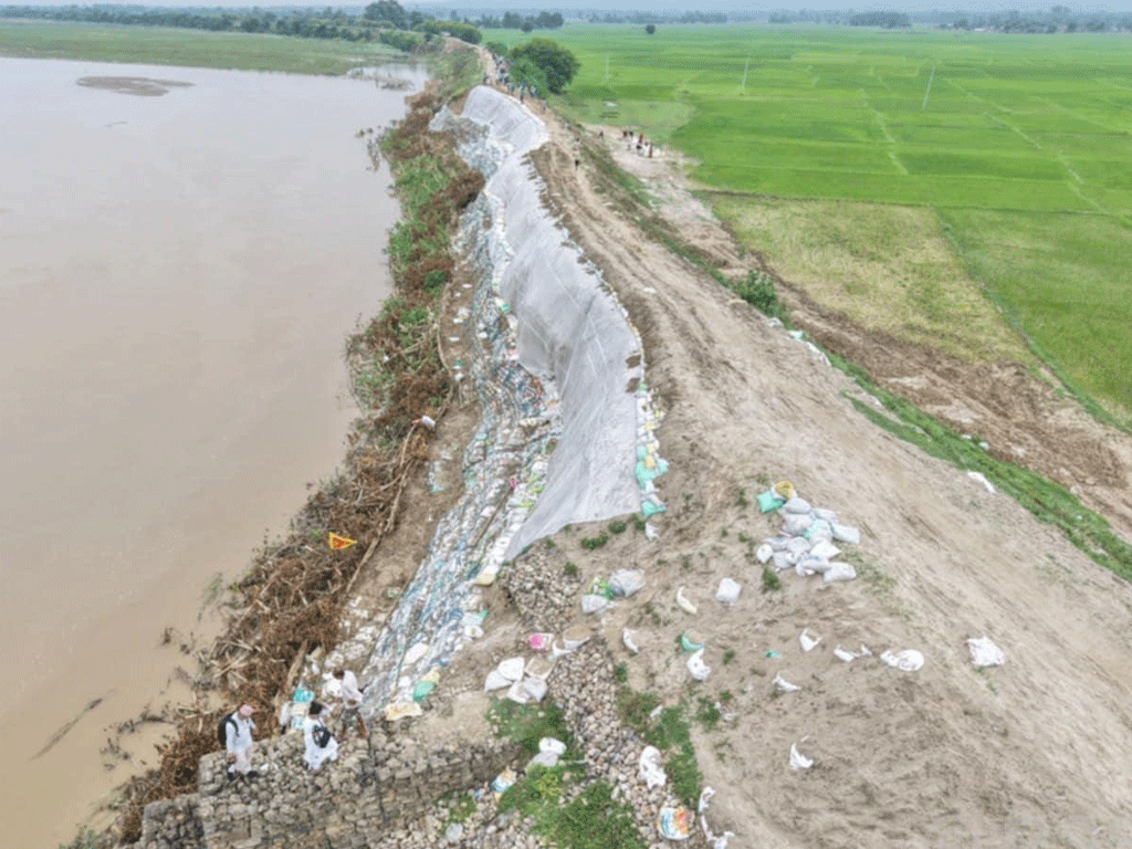 सम्भावित क्षति न्यूनीकरण गर्न स्याली नदीका चार ठाउँमा तटबन्ध निर्माण