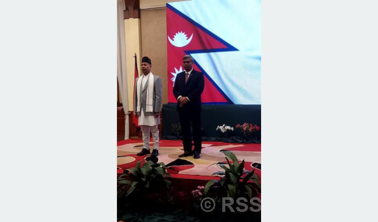 उपराष्ट्रपति यादव स्वागत समारोहमा सहभागी