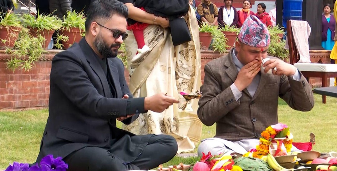 प्रधानमन्त्री बालेन पूजापाठ गरी सरे बालुवाटार