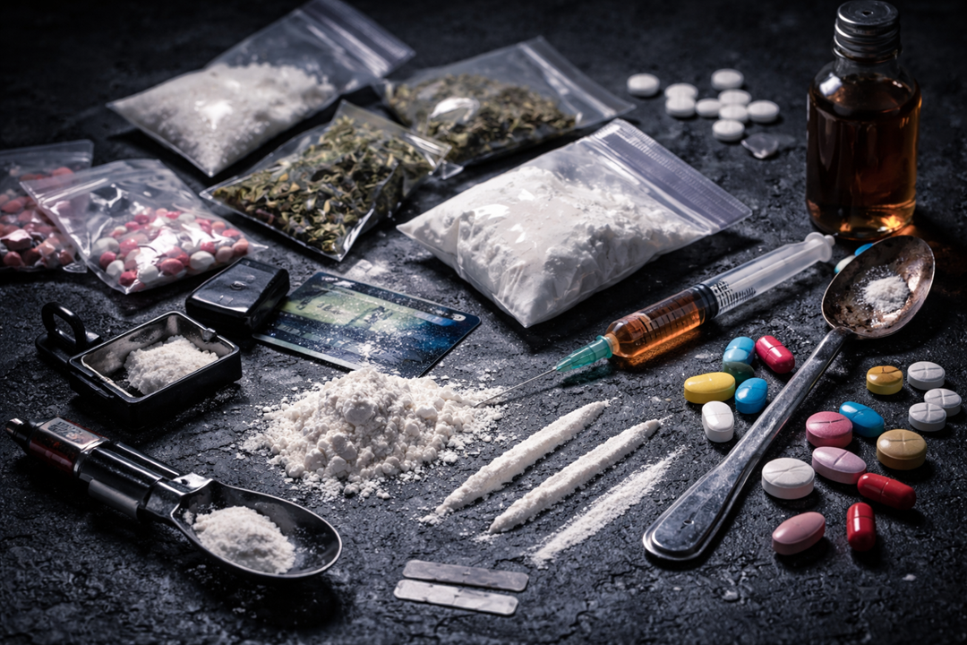 लागुऔषधसहित १५ जना पक्राउ, ठूलाे परिमाणमा लागुऔषध बरामद