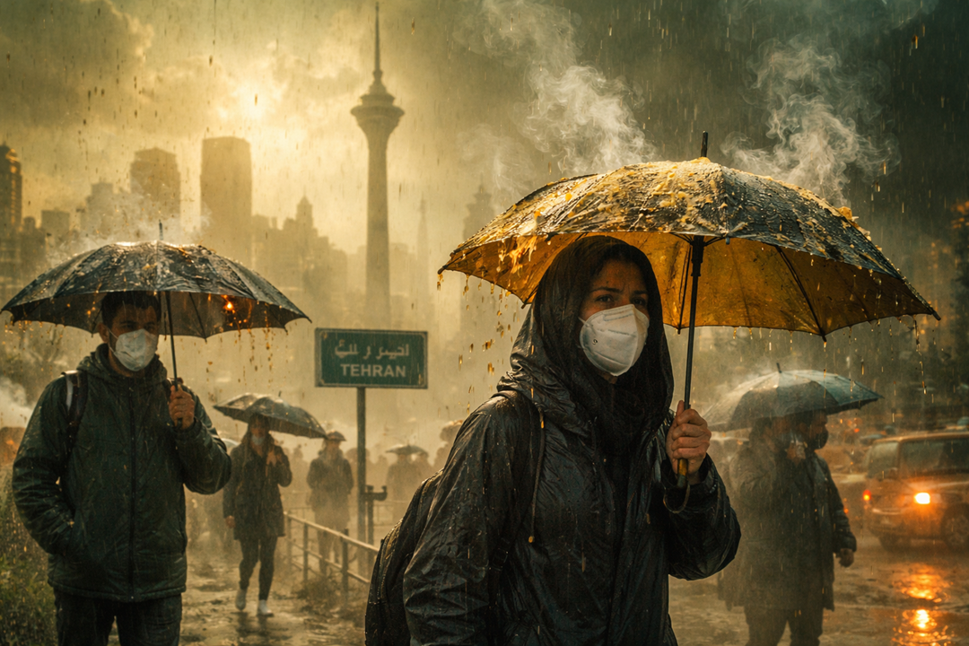 मध्यपूर्व युद्ध संकट : इरानको तेहरानमा ‘अम्लीय वर्षा’, स्वास्थ्य संकटको चेतावनी