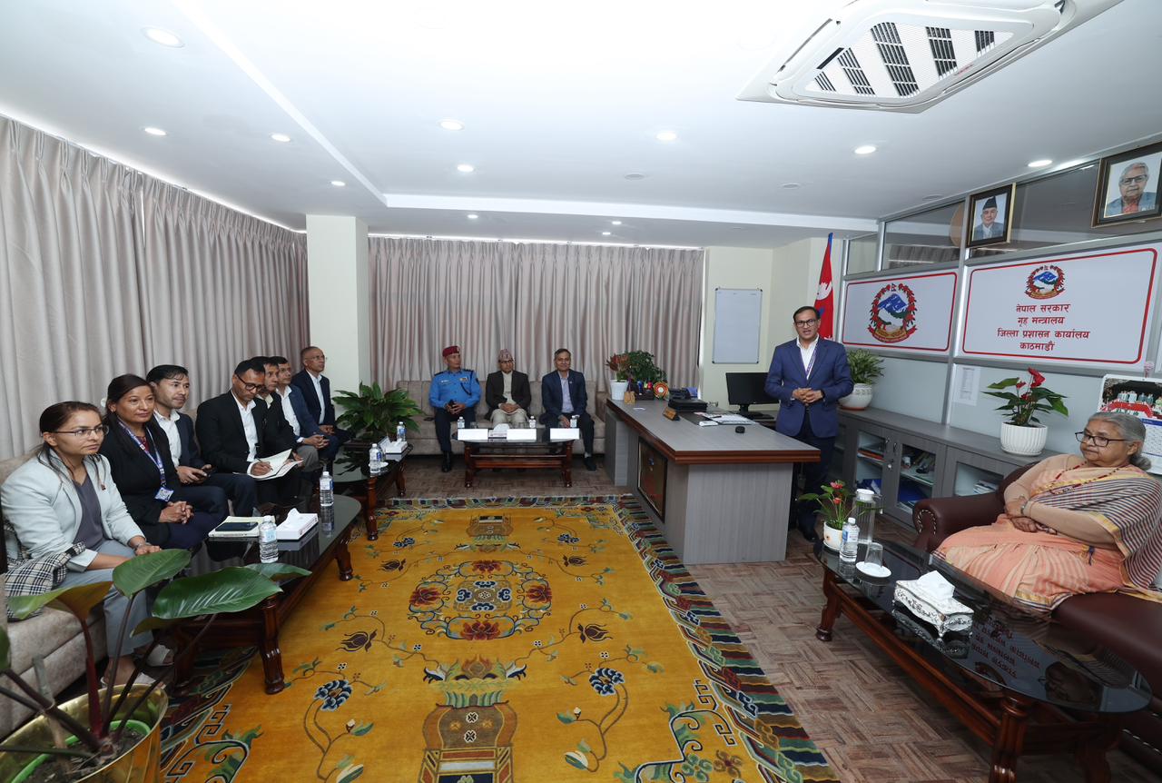 जिल्ला प्रशासन कार्यालय काठमाडौंको नवीनतम मोडेल उत्कृष्टः गृहमन्त्री अर्याल